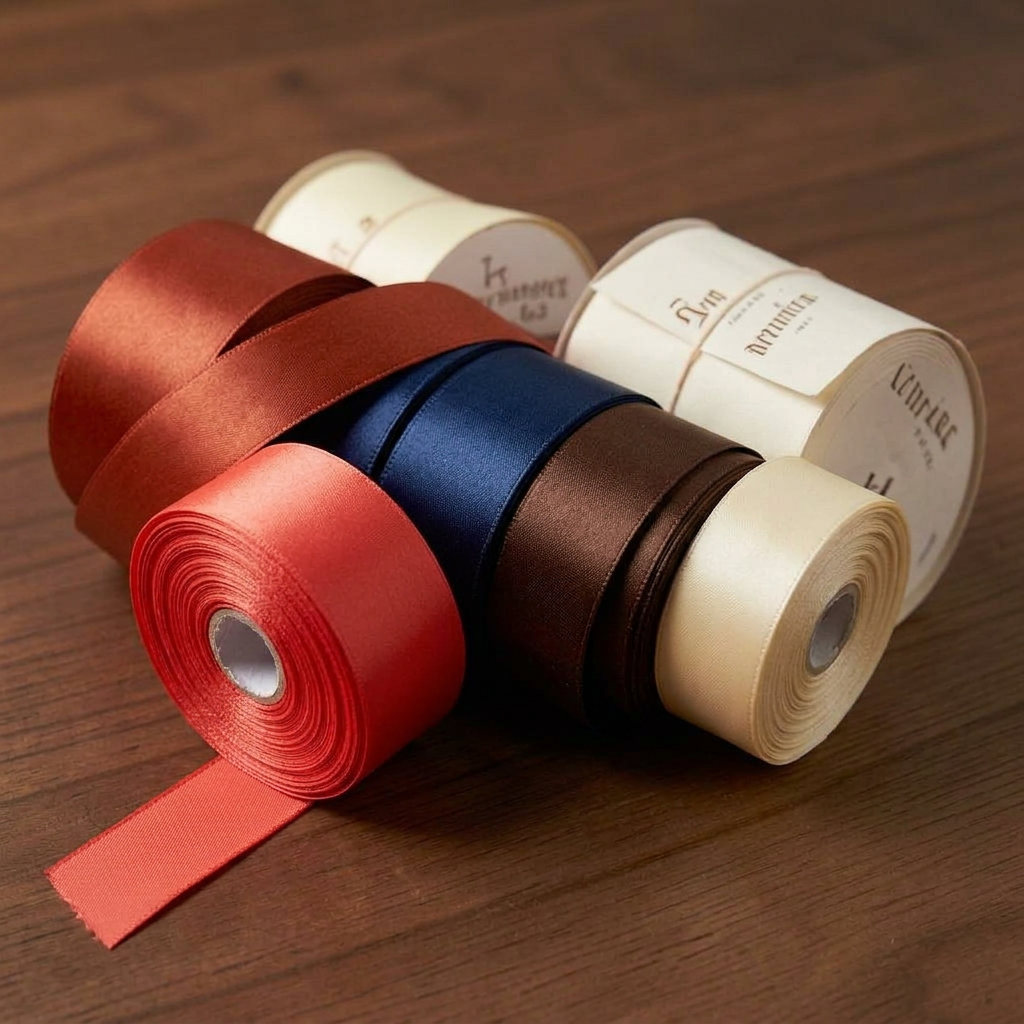 Branded ribbon and wrap detail