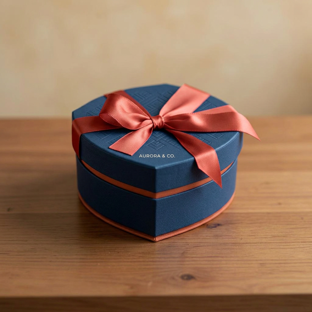 Rigid branded gift box packaging